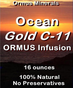 Ormus Minerals GOLD with Ocean Ormus C-11 Infusion