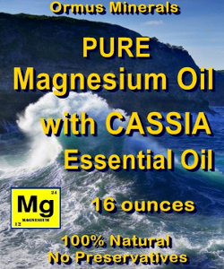 Ormus Minerals PURE MG OIL with Cassia Essential Oil