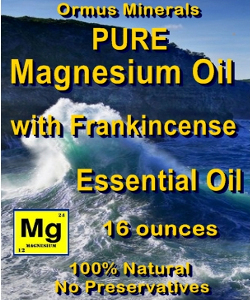 Ormus Minerals Pure Magnesium Oil with Frankincense E O