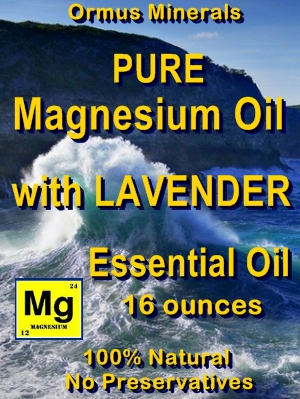 Ormus Minerals -Pure Magnesium Oil with Lavewnder Essential Oil