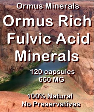 Ormus Minerals -Ormus Rich Fulvic Acid Minerals