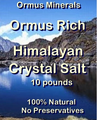Ormus Minerals -Ormus Rich HIMALAYAN Crystal Salt